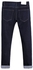 Fashion Comfortable LIGAO Men Jeans Stretchy Denim Pants Straight Trousers 828608-Dark Blue