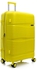 Crossland Yellow 24 Inch Trolley Luggage,TSA Lock , Expandable Double Zipper