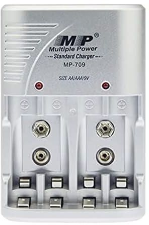 شاحن لبطارية Ni-Mh Ni-CD AA AAA 9 فولت