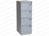 Rexel 4 Drawer Filing Cabinet, Grey