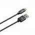 Smart network charger ALIGATOR 3.4A, 2xUSB, smart IC, black, cable for iPhone/iPad 2A | Gear-up.me