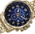 August Steiner Men's Blue Dial Stainless Steel Band Chronograph Watch - AS8118YG