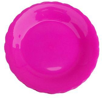 Universal Pink Plastic Plate