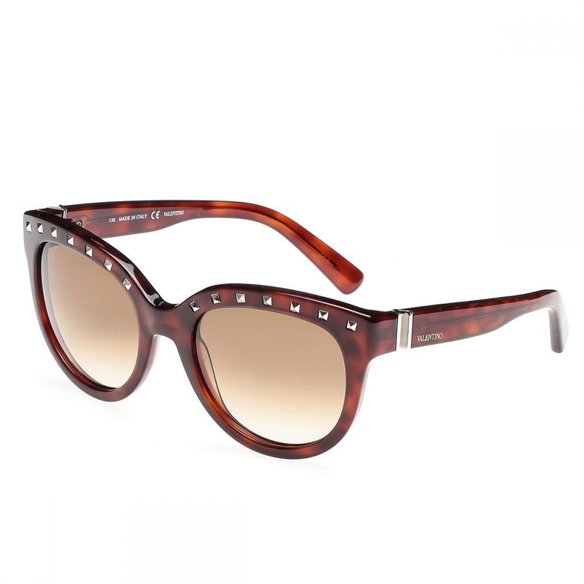 Valentino Butterfly Brown Women's Sunglasses - V659S-725 - 54-21-130