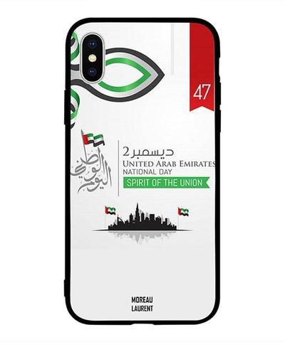 Skin Case Cover -for Apple iPhone X Spirit Of The Union UAE National Day Spirit Of The Union UAE National Day