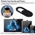 Webcam Cover Web Camera Privacy Webcams Blocker Laptop,Tablets,Phones 3pcs Black