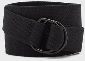 Casual Free size D-Ring Closure Belt Black