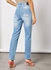 Casual High-Rise Jeans Blue