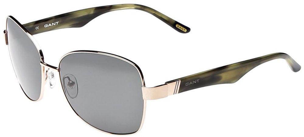 Gant Square Women's Sunglasses - Olive Green - GWS2011GLD-2 59-16-135