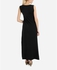 Femina Solid Maxi Dress - Black