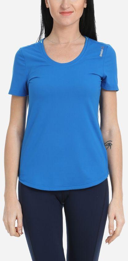 Reebok Solid T-Shirt - Blue