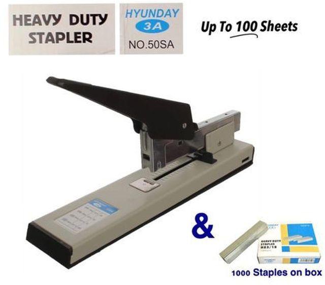 hyunday Heavy Duty Stapler Model: 50SA & 1000 Staples On Box