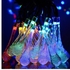 زينة رمضان فرع نور ليد زجاجة كريستال Multicolor
