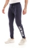 Air Walk Polyester Sweatpants With Printed Logo - Navy Blue