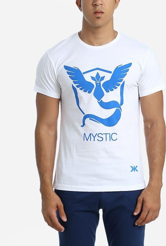 Kinetic Apparel Mystic Round Neck T-Shirt - White