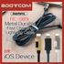 Remax RC-089i Metal Durable Fast Charge Lightning Cable for iOS Device