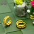 GJ Jewellery Emas Korea Earrings - 4 Petal Flower Hollow (6962224)
