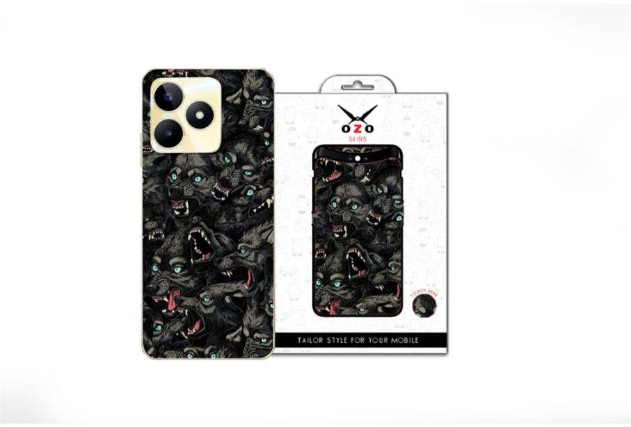OZO Skins Ruthless Black Wolf (SE127RBW) For Realme C51