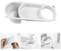Practical Wall Mounted Hair Dryer Holder White 265x85x90mm