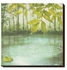 Decorative Wall Painting With Frame Green 34x34cm