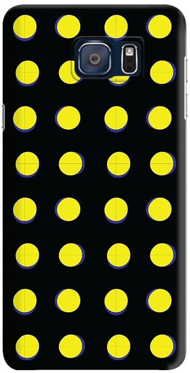 Stylizedd Samsung Galaxy Note 5 Premium Slim Snap case cover Matte Finish - Yellow Dots