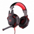 Kotion Each Gaming On Ear Headphones with Built-in Microphone, Black and Red - G2100