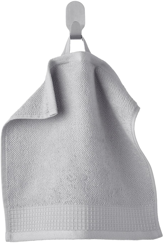 VINARN Washcloth - light grey 30x30 cm