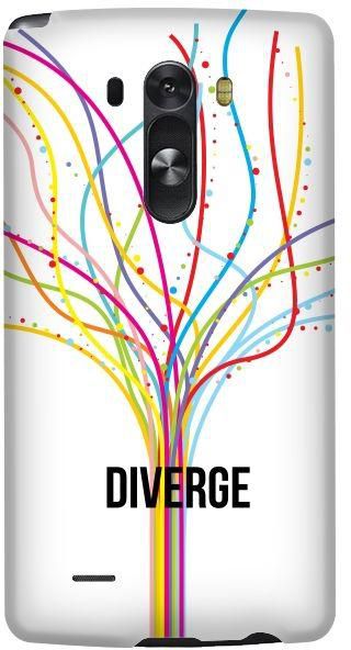 Stylizedd LG G3 Premium Slim Snap case cover Matte Finish - Diverge - White