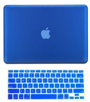 TopCase 2 in 1 Rubberized ROYAL BLUE Hard Case Cover and Keyboard Cover for Macbook Pro 13-inch 13 (A1278/with or without Thunderbolt) with TopCase Mouse Pad