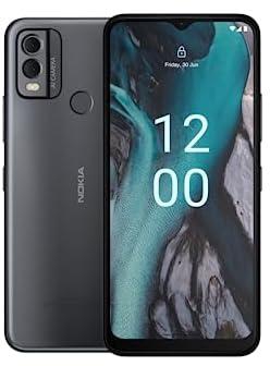 Nokia C22 4G Android Smartphone, Dual Sim, 3 GB RAM + 2GB Virtual RAM, 64 GB Memory,6.5"Hd+ Lcd With V-Notch, Android 13, Face Unlock with Mask, Rear Finger Print Sensor–Charcoal