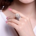 Ring Casual Imitation Pearl - White Plated Gold