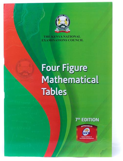 KNEC Four Figure Mathematical Tables 7th Edition