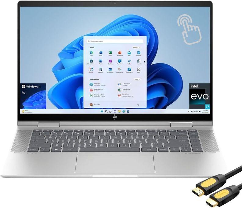 HP Laptop HP Envy X360 2-IN-1 14-ES0013DX 13th Intel Core I5-1335U 8GB, 512GB SSD, Intel Iris Xe 14" IPS MuliTouch, FingerPrint, Backlit Keyboard, Windows 11, Silver