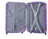 Senator Hard Case Medium Suitcase Luggage Trolley For Unisex ABS Lightweight Travel Bag with 4 Spinner Wheels KH1075 Highlight Purple