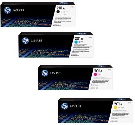 HP 201A Black/Cyan/Magenta and Yellow Toner set for M252 MFP M277