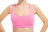 Women  strappy sports bra light support cross back yoga bra
