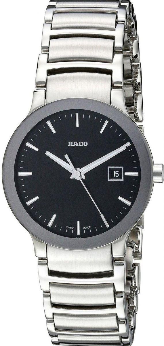 Rado Women's Women's Black Dial Stainless Steel Band Watch - R30928153