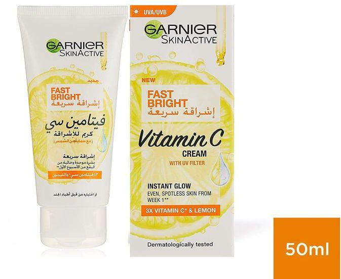Garnier Skin Active Fast Bright Cream With Vitamin C 50 ML