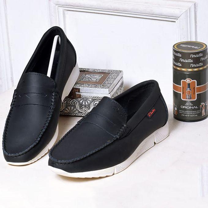 Clarks Fashion Loafers Men's Shoe-Black