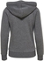 Only Zip Up Hoodie for Women , Size XS, Gray ,15121457