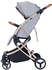 Teknum Feather Lite Traveller A1 Story | Lightweight Stroller | Air Travel | Five Point Safety Harness | Removable Cannopy | Newborn Baby | Diaper Bag Grey & Hooks | 0-4Years | Grey