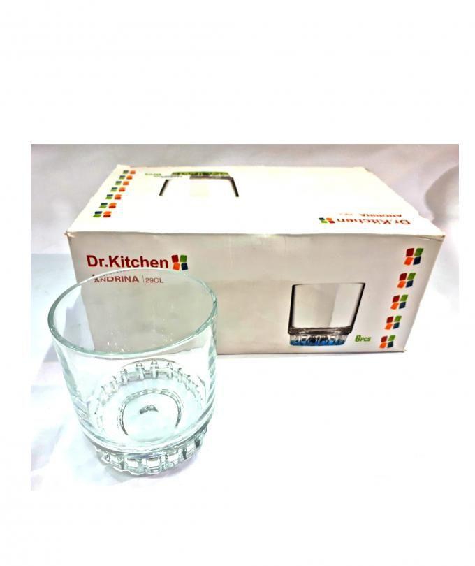Dr. Kitchen Glass Cup - 19 cl - 6 Pcs