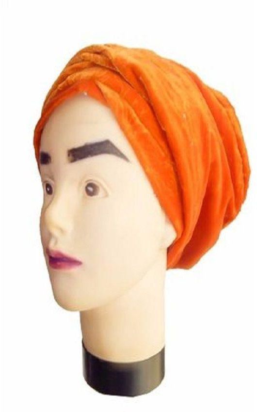 Velvet Turban - Orange
