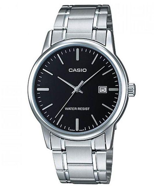 Casio MTPV-002D-1A Stainless Steel Watch – Silver