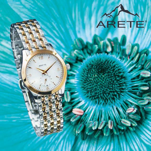 ARETE Ladies Stainless Steel Quartz Watch - A104L-717S (Two Tone)