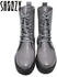 Shoozy Leather Lace Up Boot - Grey