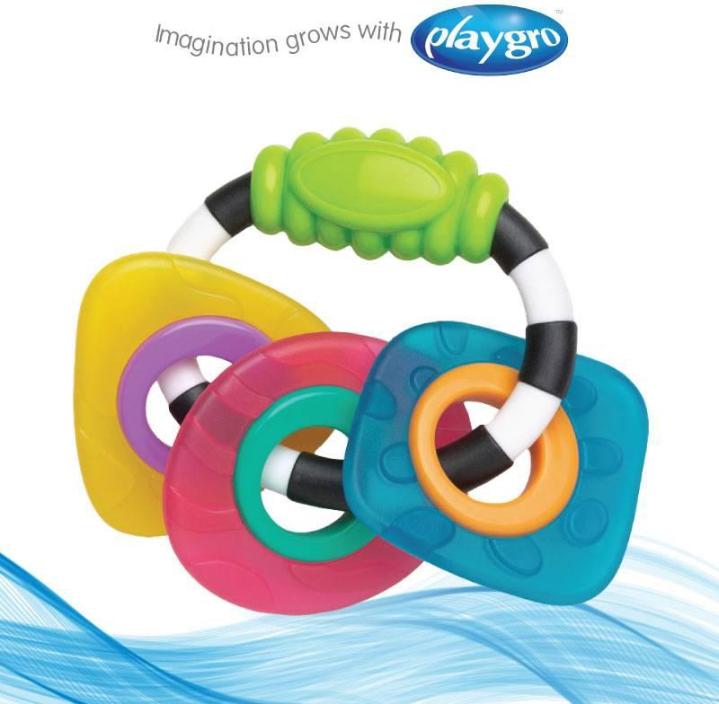 (PG0182952) Playgro, Textured Teething Rattle