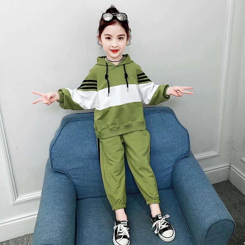 Koolkidzstore Girls Long Sleeve Green Suit 5-12y - 6 Sizes (As Picture)