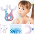 Children Toothbrush Kids/Baby Toothbrush Silicone Baby Toothbrush - 1pc Blue