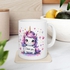 I Love You Cute Unicorn Printed Mug مج مطبوع , مج سيراميك